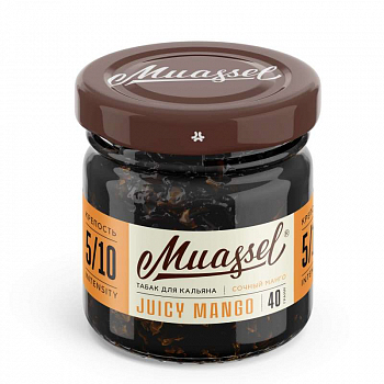 Табак Muassel STRONG, 40гр "Juicy Mango - Сочный манго"